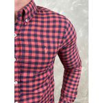 Camisa Manga Longa Linho PRL Xadrez