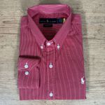 Camisa Manga Longa PRL Xadrez Vermelho⭐