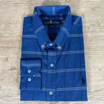 Camisa Manga Longa PRL Xadrez Azul