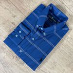 Camisa Manga Longa PRL Xadrez Azul 