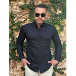 Camisa Manga Longa CK Preto