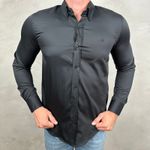 Camisa Manga Longa CK Preto 