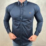 Camisa Manga Longa Prl Azul 