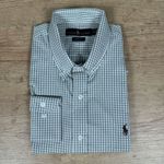 Camisa Manga Longa PRL Xadrez Cinza