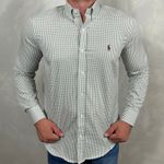 Camisa Manga Longa PRL Xadrez Cinza