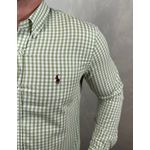 Camisa Manga Longa PRL Xadrez Verde