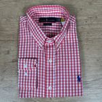 Camisa Manga Longa PRL Xadrez Vermelho 