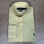 Camisa Manga Longa PRL Xadrez Amarelo