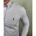 Camisa Manga Longa PRL Xadrez Lilás