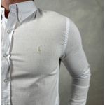 Camisa Manga Longa Linho PRL Branco