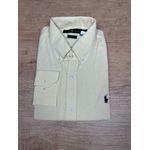 Camisa Manga Longa Linho PRL Amarelo