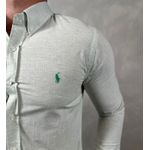 Camisa Manga Longa Linho PRL Verde