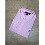 Camisa Manga Longa Linho PRL Rosa 