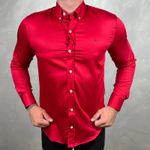 Camisa Manga Longa Aramis Vermelho