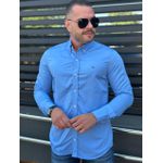 Camisa Manga Longa Aramis Azul