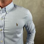 Camisa Manga Longa PRL Azul