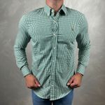 Camisa Manga Longa Xadrez PRL Verde