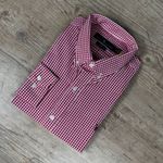 Camisa Manga Longa Xadrez PRL Vermelho