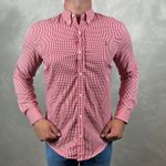 Camisa Manga Longa Xadrez PRL Vermelho