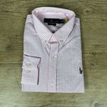 Camisa Manga Longa Xadrez PRL Rosa