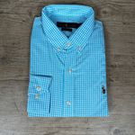 Camisa Manga Longa PRL Xadrez Azul