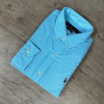 Camisa Manga Longa PRL Xadrez Azul