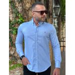 Camisa Manga Longa PRL Azul