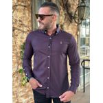 Camisa Manga Longa PRL Vinho 