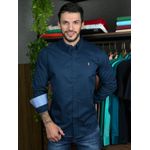 Camisa Manga Longa PRL Azul.