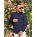 Camisa Manga Longa Aramis Azul