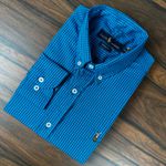 Camisa Manga Longa PRL Xadrez Azul