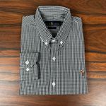 Camisa Manga Longa PRL Xadrez Preto