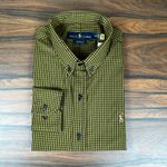 Camisa Manga Longa PRL Xadrez Amarelo