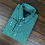 Camisa Manga Longa PRL Xadrez Verde