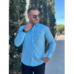 Camisa Manga Longa PRL Xadrez Azul