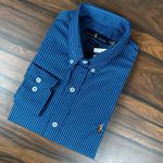 Camisa Manga Longa PRL Xadrez Azul