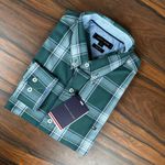 Camisa Manga Longa TH Xadrez Verde