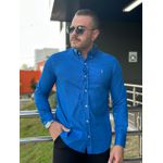 Camisa Manga Longa PRL Azul