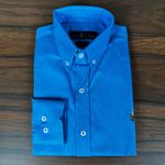 Camisa Manga Longa PRL Azul