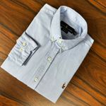 Camisa Manga Longa PRL Azul