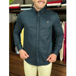 Camisa Manga Longa PRL Azul