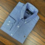 Camisa Manga Longa PRL Azul