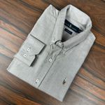 Camisa Manga Longa PRL Marrom Claro