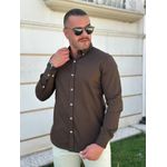Camisa Manga Longa Aramis Marrom