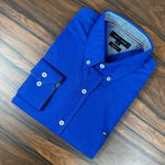 Camisa Manga Longa TH Azul