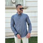 Camisa Manga Longa PRL Azul 
