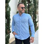 Camisa Manga Longa PRL Azul