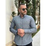 Camisa Manga Longa PRL Cinza 