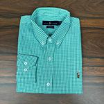 Camisa Manga Longa PRL Xadrez Verde