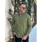 Camisa Manga Longa PRL Xadrez Verde 